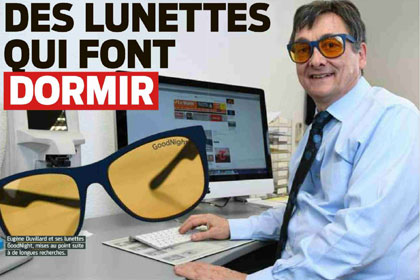 Première lunettes au monde qui améliorent les troubles du sommeil ... 